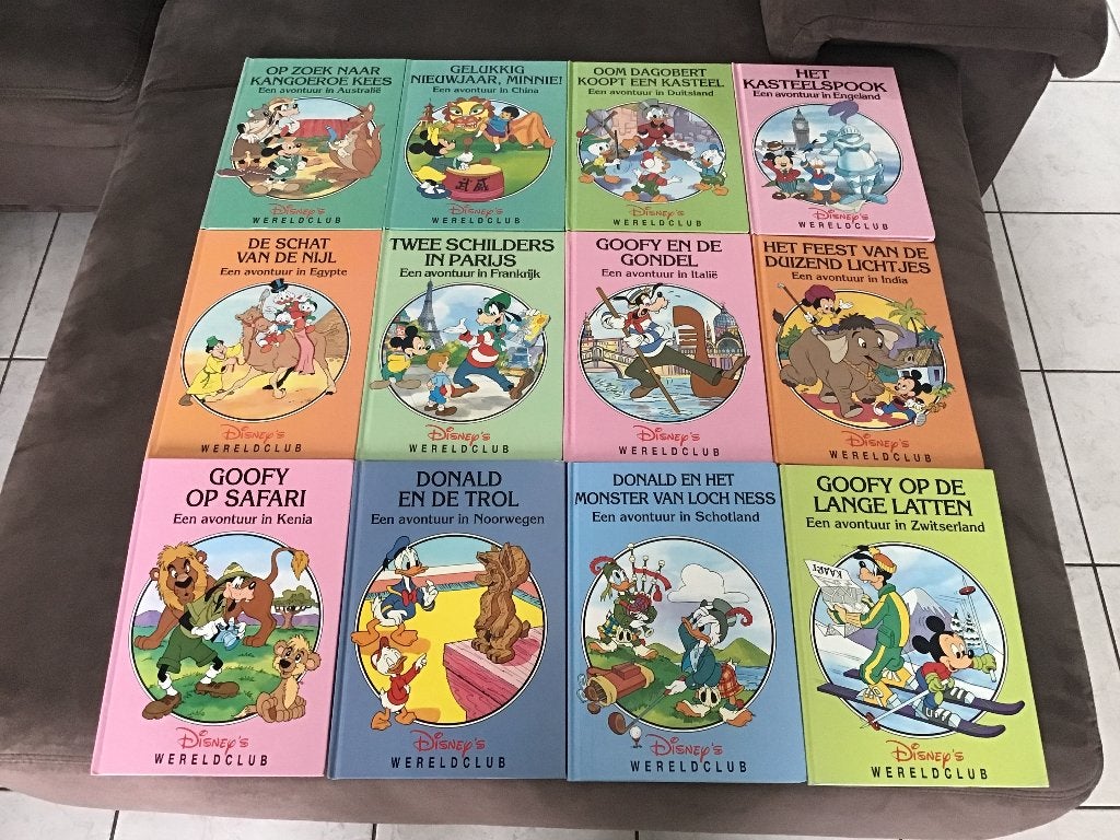 12 boeken Disney’s Wereldclub., Enlèvement ou Envoi