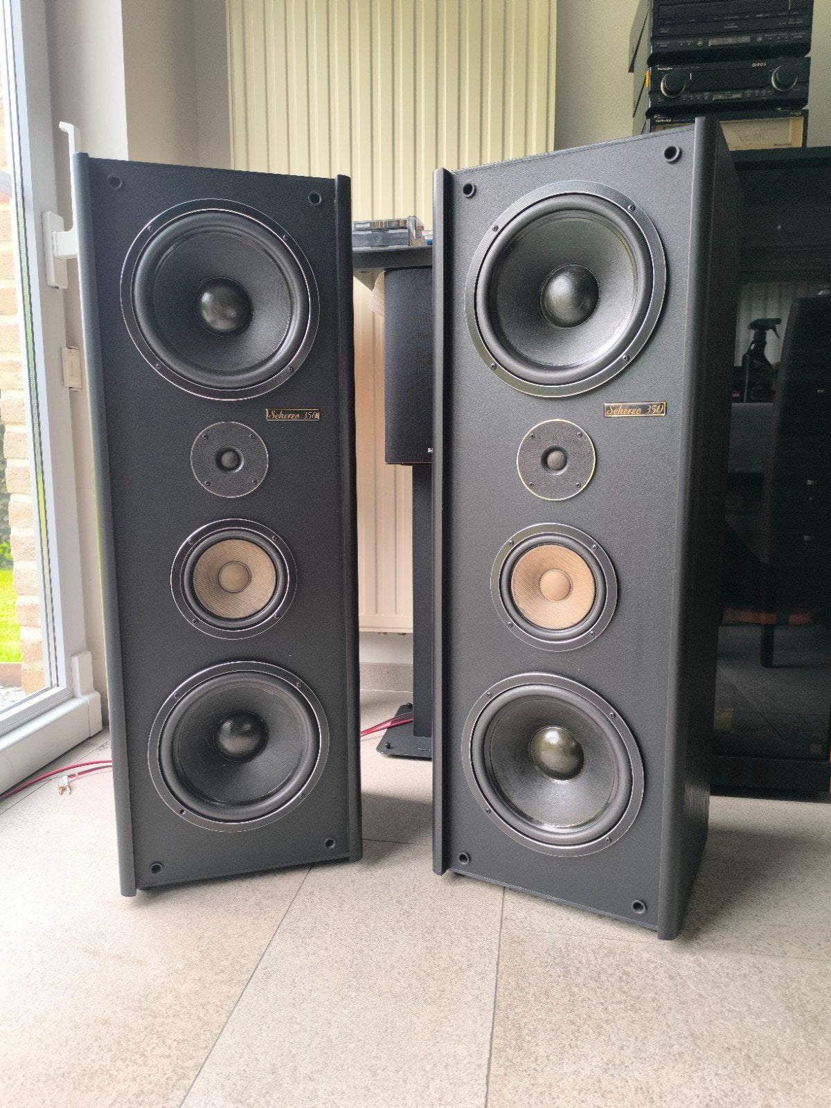 TONSIL (PIONEER) model SCHERZO 350 - 3 way - Made in Poland, TV, Hi-fi & Vidéo, Reconditionné, Bass-reflex, Enlèvement, Pioneer