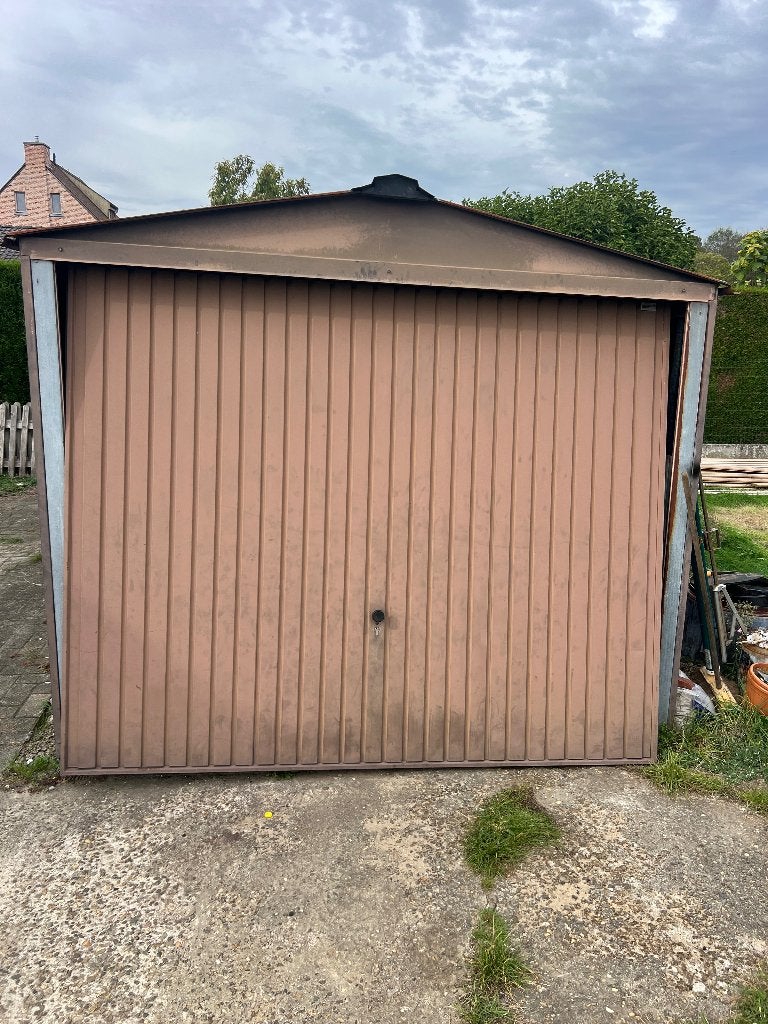 Metalen garagebox 5,20 x 2,20 m – zelf afbreken, Bricolage & Construction, Enlèvement, Utilisé, Fer