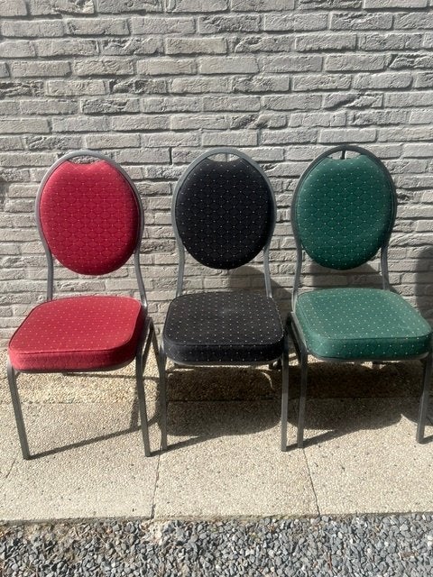 Stackchair stapelstoelen 7 stuks, Maison & Meubles, Chaises, Autres couleurs, Métal, Enlèvement, Cinq, Six Chaises ou plus