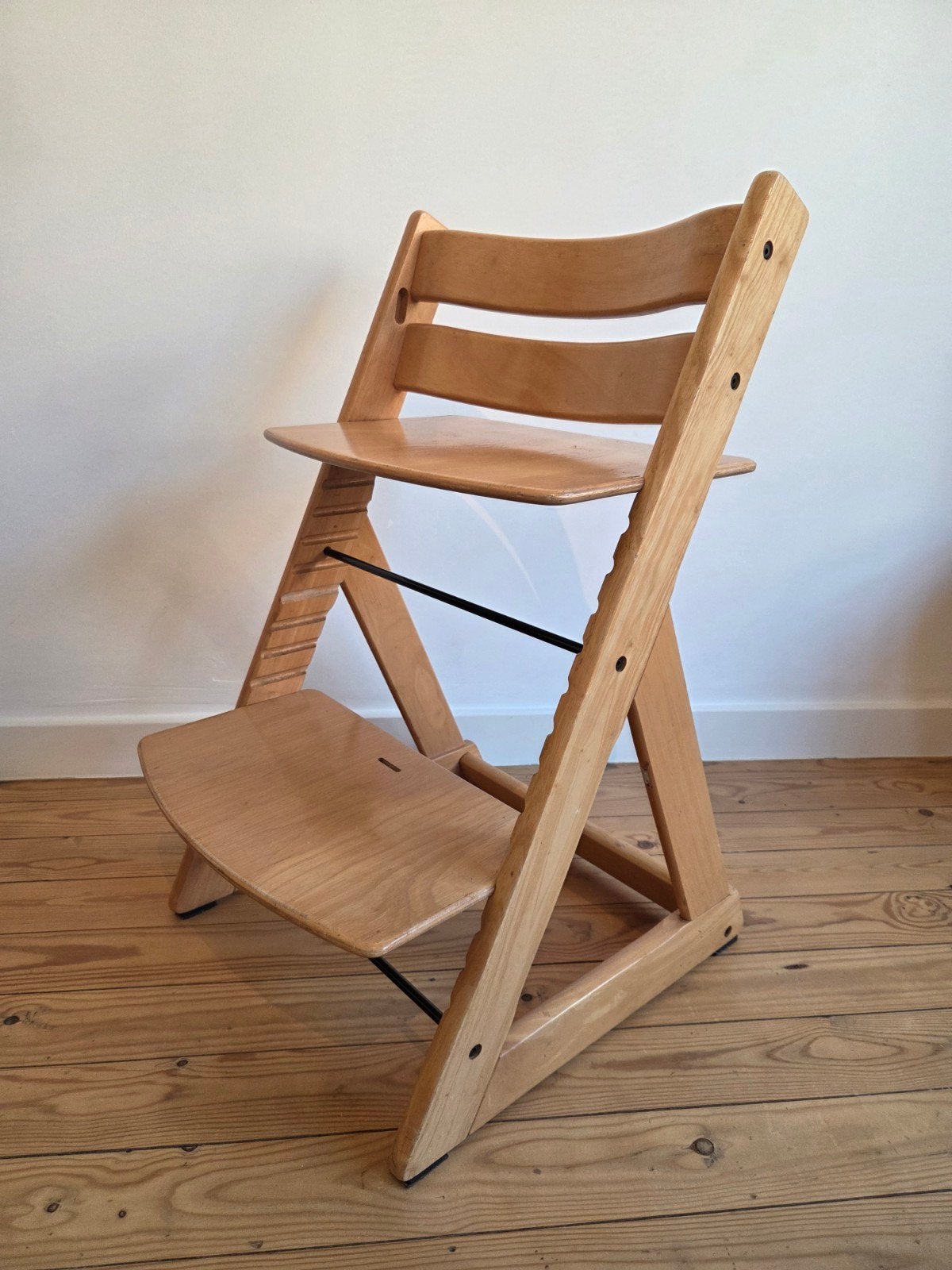 Stokke Tripp Trapp meegroeistoel, naturel (ouder model), Ophalen, Gebruikt, Meegroeistoel