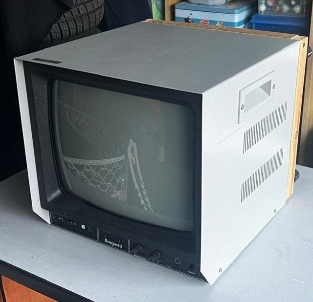 Ikegami PM-141 retro zwart/wit monitor, TV, Hi-fi & Vidéo, Enlèvement, Utilisé, Moins de 40 cm