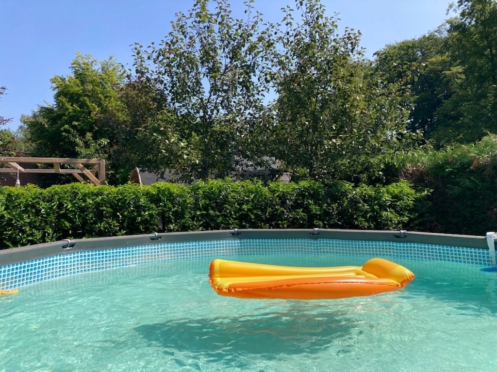 Intex Ultra XTR zwembad 488x122 + zandfilter & toebehoren, Tuin en Terras, Zwembaden, Gebruikt, Rond, 300 cm of meer, Ophalen