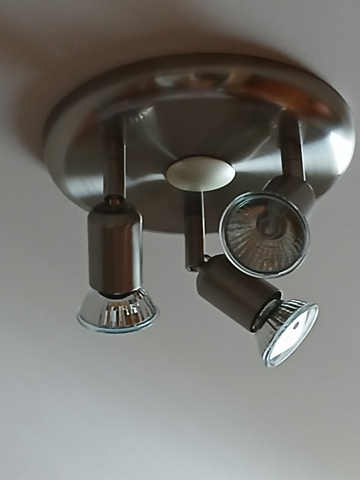 Plafonnier moderne avec 3 spots LED., Enlèvement, Métal, LED