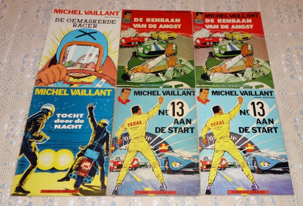 Verzameling strips Michel Vaillant., Boeken, Meerdere stripboeken, Ophalen of Verzenden, Gelezen, Jean Graton
