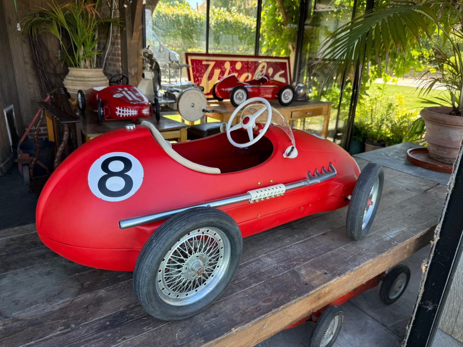 2 Giordani Ferrari Indianapolis rouge et jaune