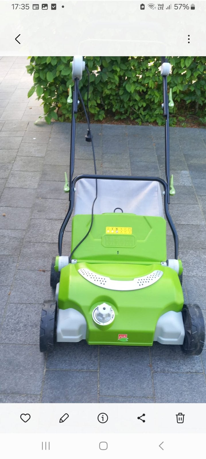 Verticuteermachine, Tuin en Terras, Verticuteermachines, Ophalen, Gebruikt, Elektrisch