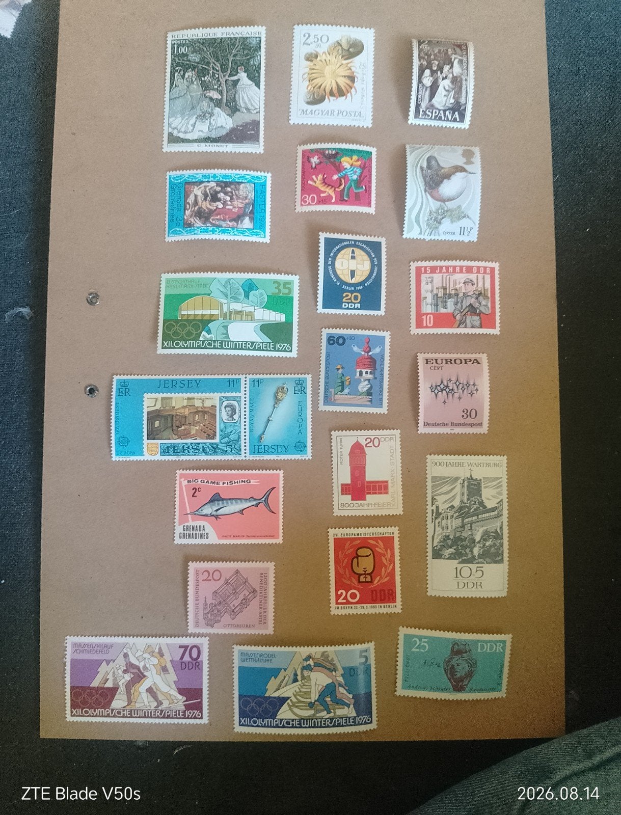 20 timbres historiques, Enlèvement ou Envoi