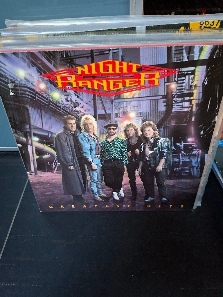 lp - night ranger - greatest hits - bak 4, LP, Ophalen of Verzenden, Inclusief binnenhoes, 12 inch
