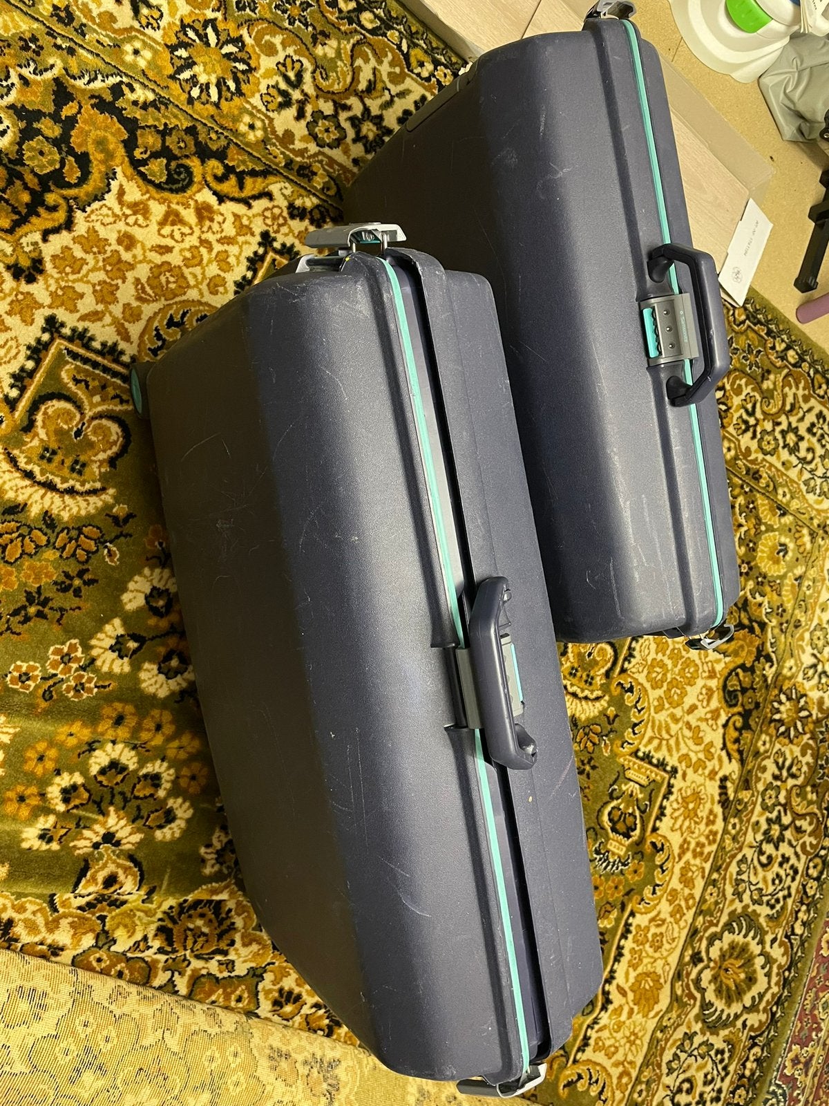 2 samsonite valiesen. Met nummerslot., Ophalen, Zo goed als nieuw