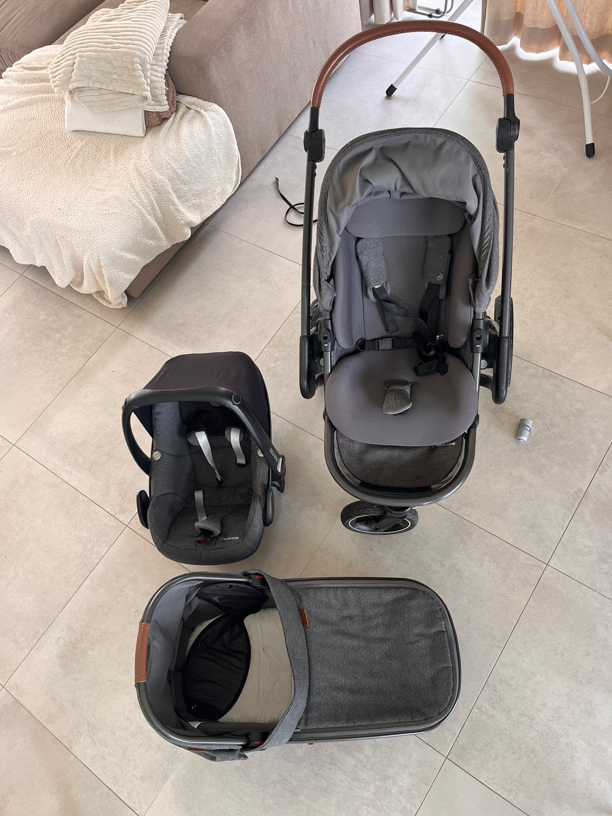 Maxi cosi buggy 3 in 1, Kinderen en Baby's, Kinderwagens en Combinaties, Ophalen, Gebruikt, Combiwagen, Met reiswieg