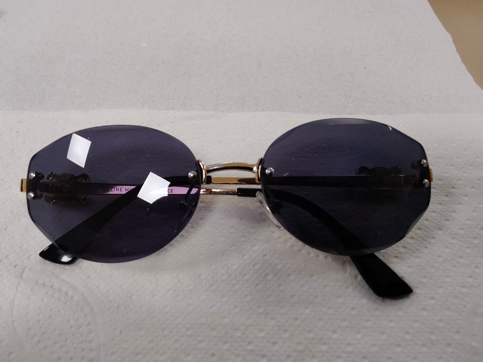 Lunettes de soleil Celine Triomphe Metal Sans Monture (Rimle, Enlèvement ou Envoi, Lunettes
