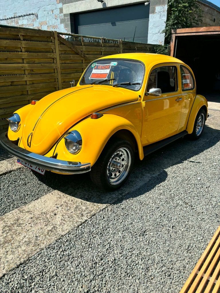 Vw cox, Autos, Volkswagen, Cuir, Achat, Jaune, Coccinelle