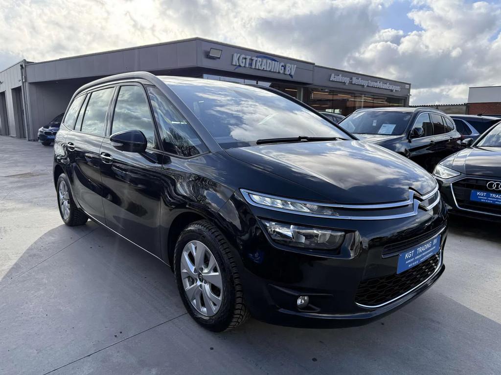 Citroën Grand C4 Picasso 1.6 BLUEHDI 115PK 7 ZETELS NAVIGAT, Stof, Gebruikt, 4 cilinders, 116 pk