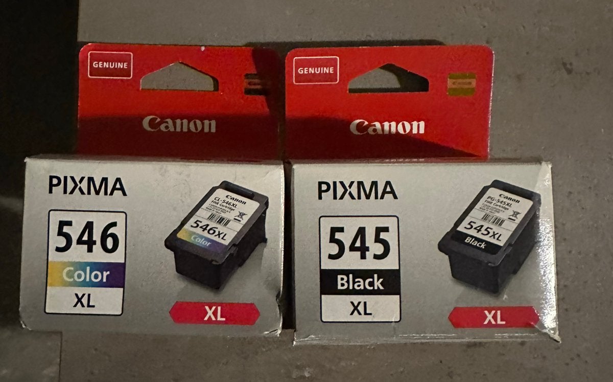 Canon PG-545XL en CL-546XL inktcartridges, Ophalen of Verzenden, Nieuw