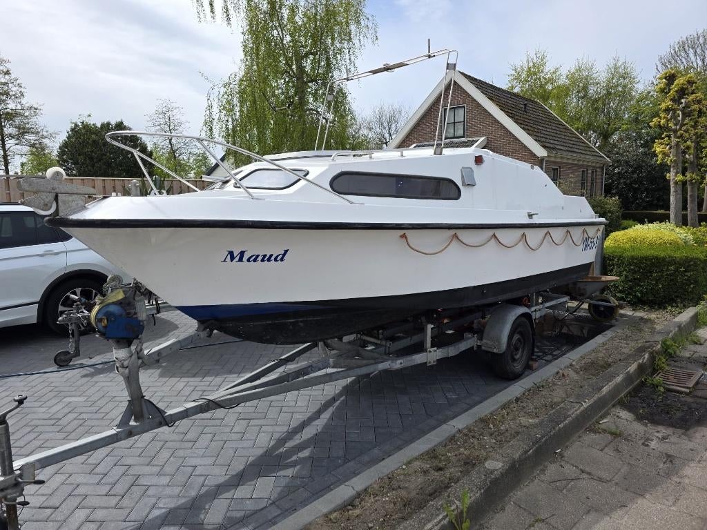 Shetland 570 kajuitboot, zeewaardig visboot motorboot boot, 50 ch ou plus, Enlèvement, Utilisé, Moteur hors-bord