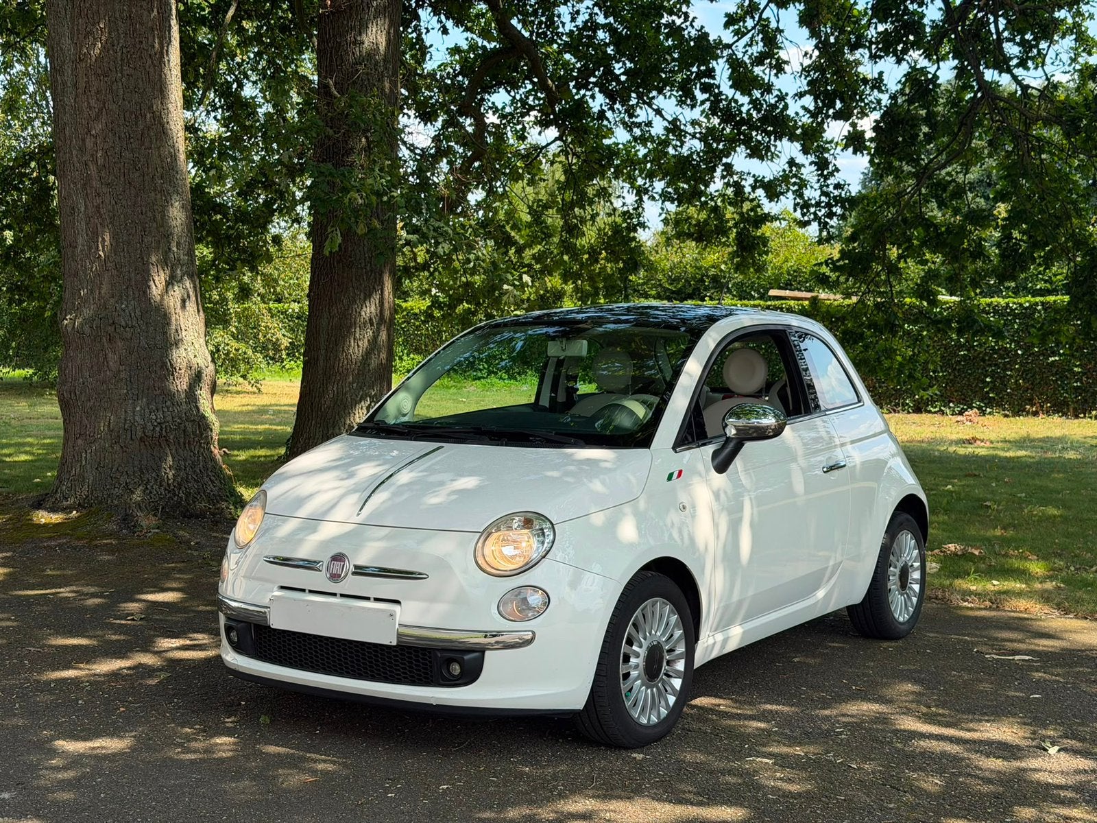 Fiat 500 l airco l panoramadak l benzine, Autos, Euro 5, Achat, Beige, Boîte manuelle