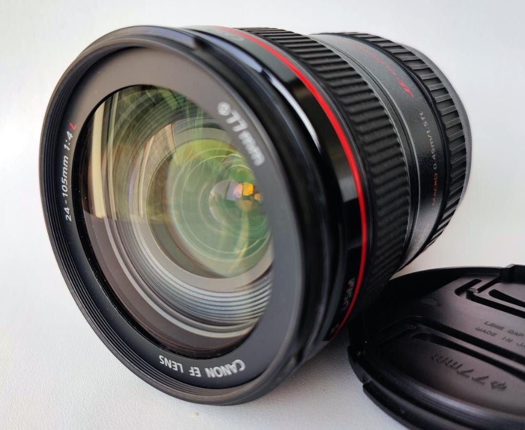 Canon 24-105mm F4 USM IS in zeer goede staat, Audio, Tv en Foto, Foto | Lenzen en Objectieven, Ophalen, Zo goed als nieuw