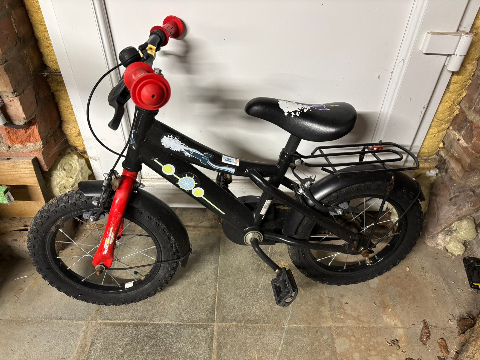 Fiets 12 inch, Fietsen en Brommers, Fietsen | Kinderfietsjes, Ophalen, Gebruikt, Velgrem, Minder dan 16 inch