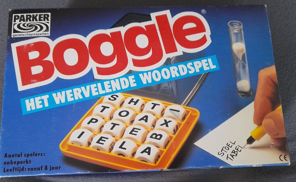 Spel: "Boggle", Enlèvement ou Envoi
