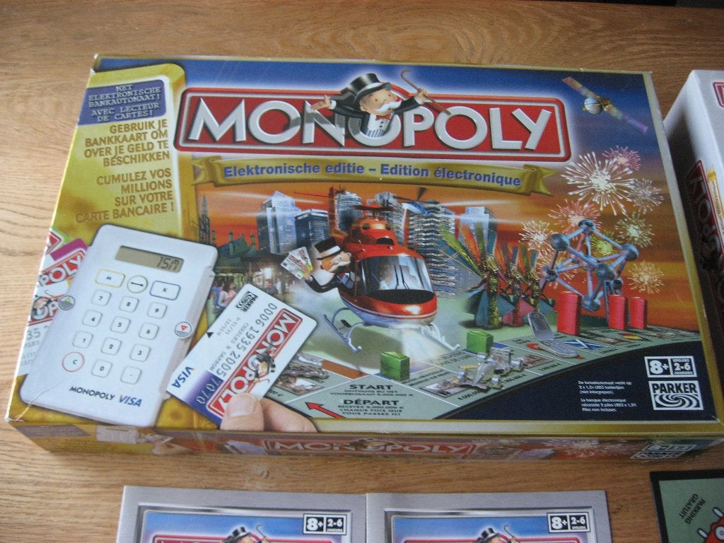 Perfecte Monopoly Elektronische Editie Parker, Ophalen of Verzenden, Zo goed als nieuw, Parker