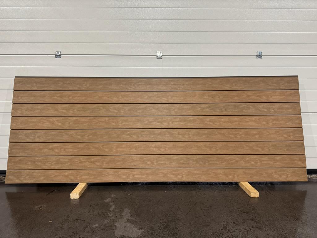 Composiet Rabatplank Teak 2900 mm, Ophalen of Verzenden, Nieuw, Overige materialen, Minder dan 20 mm