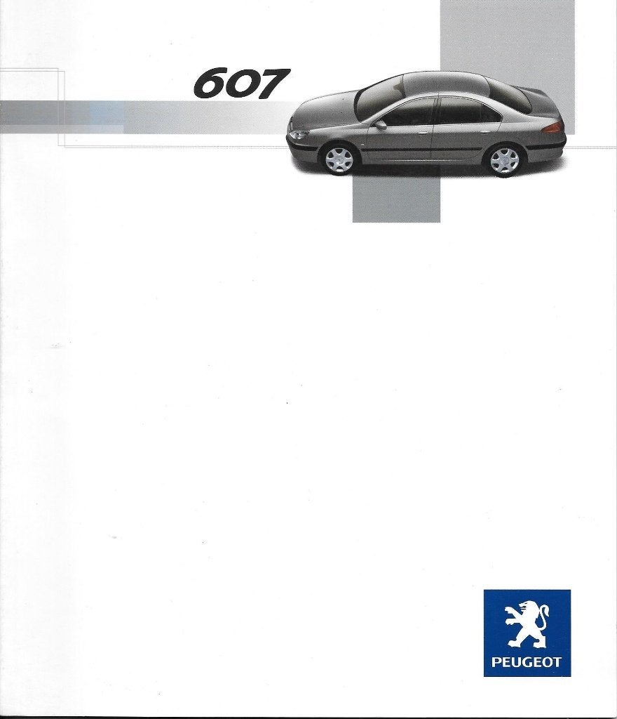PEUGEOT 607,  2003, Ophalen of Verzenden, Zo goed als nieuw, Peugeot