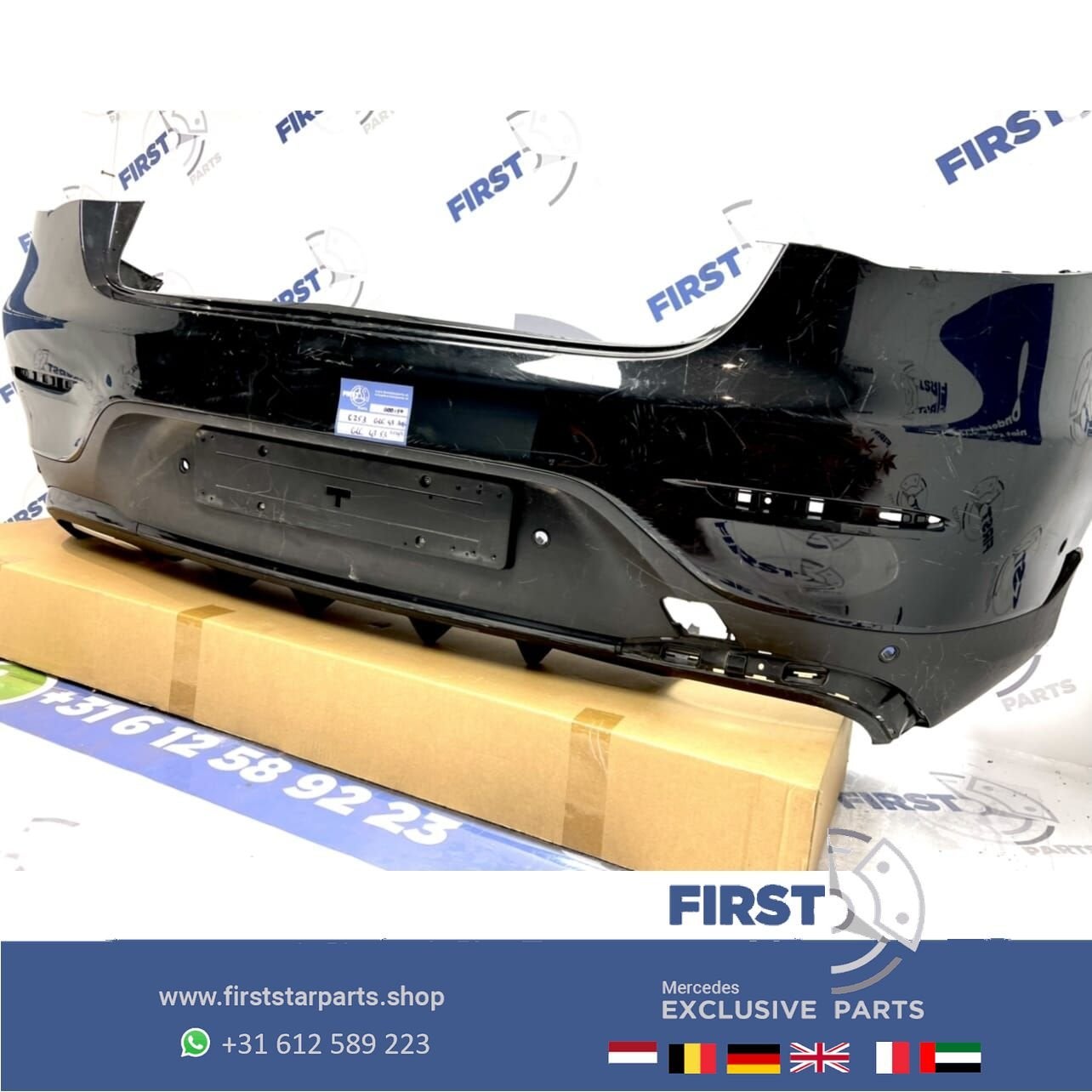W253 C253 GLC COUPÉ AMG ACHTERBUMPER + DIFFUSER GLC43 GLC53, Arrière, Utilisé, -, -