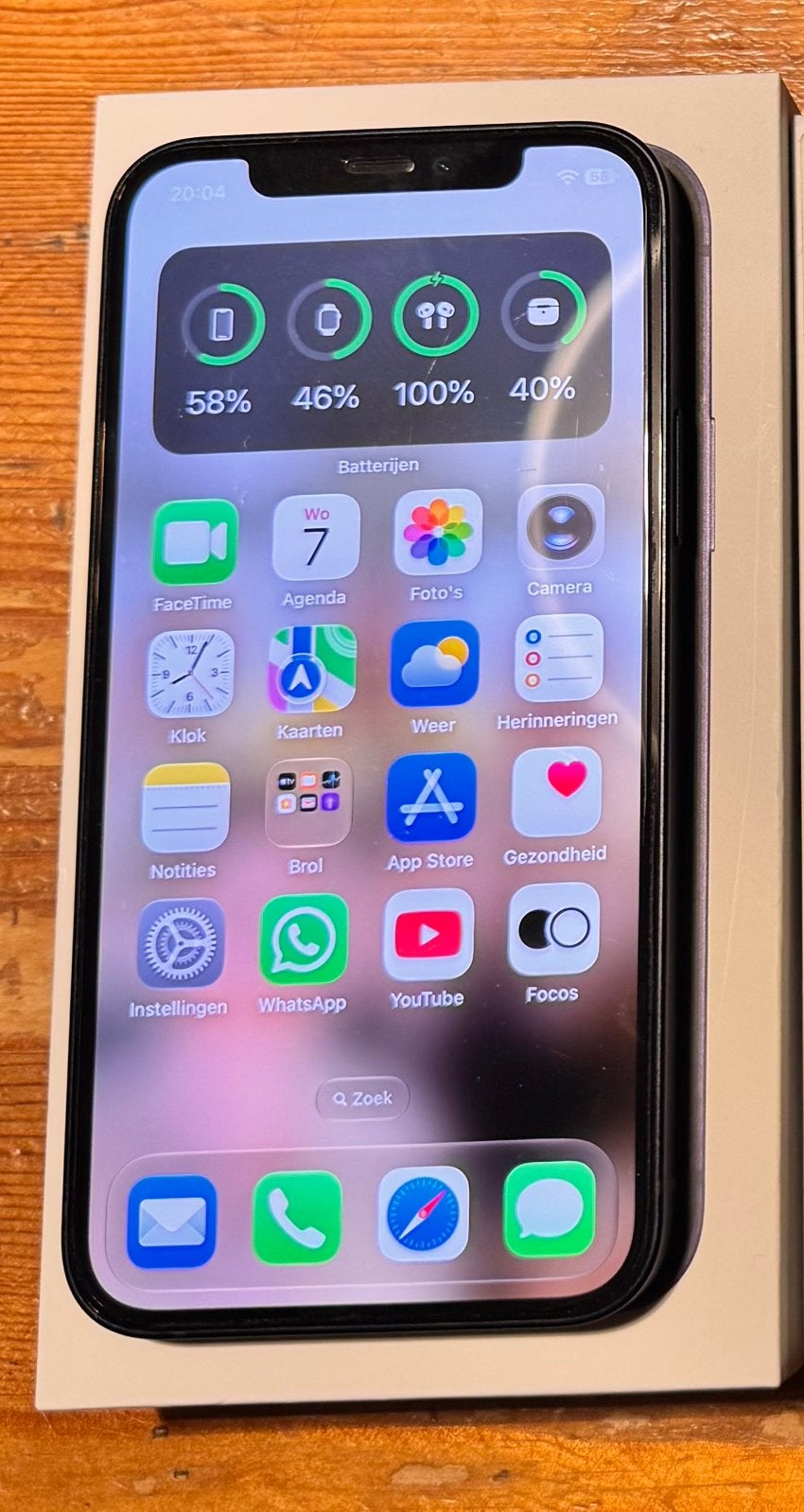 Iphone 12 noir 128 Go, Télécoms, 128 GB, Enlèvement, IPhone 12, Noir