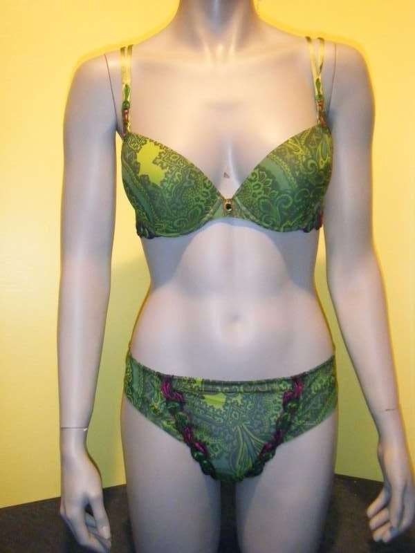 Lise Charmel Magie Cashmer set 80B 42, Kleding | Dames, Ophalen of Verzenden, Groen, Setje