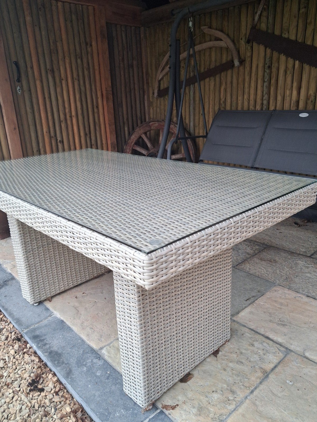 table de jardin, Enlèvement