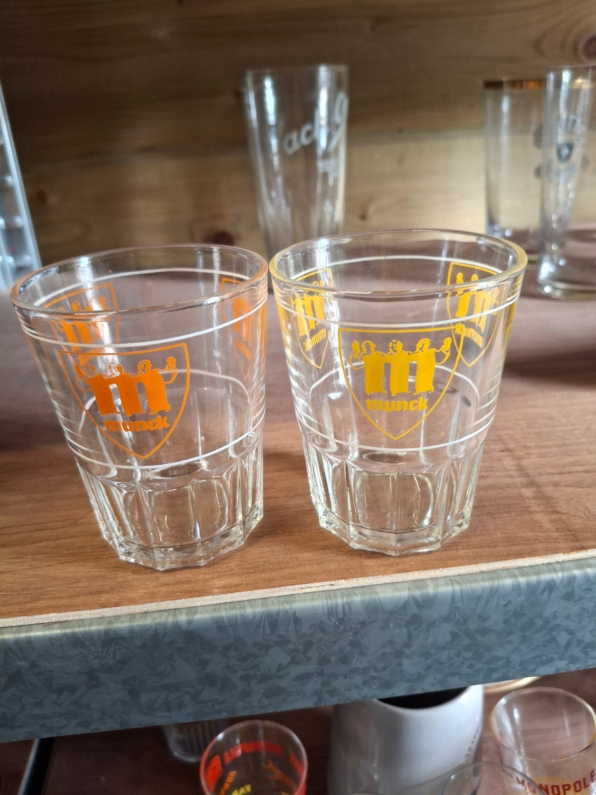 Limonade glazen munck ruddervoorde, Ophalen of Verzenden