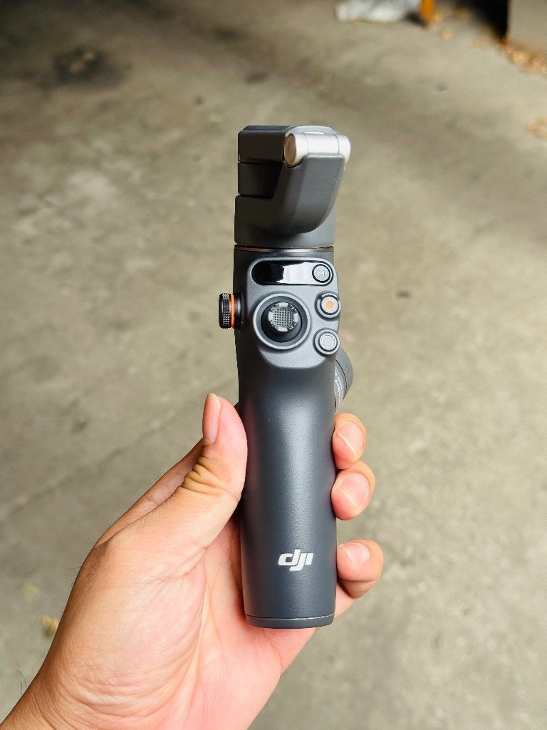 Dji OM 6, Audio, Tv en Foto, Fotografie | Statieven en Balhoofden, Zo goed als nieuw, Gimbal, DJI, 3-assige stabilisatie, Bluetooth