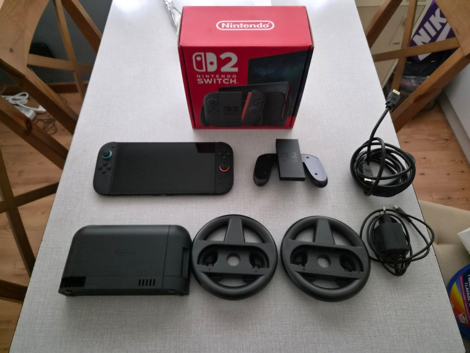 Nintendo Switch 2, Mariokart World, volant de course, Neuf, Switch Original, Avec jeux, Avec 2 manettes