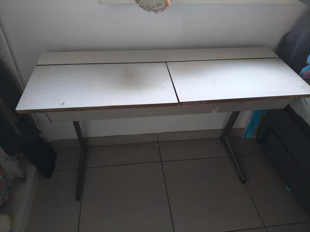 Schoolbank, Huis en Inrichting, Bureaus, Ophalen