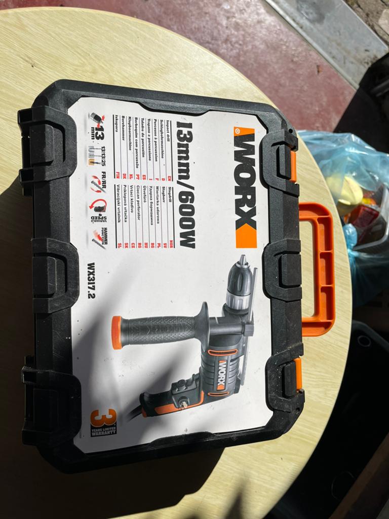 Klopboormachine WORX, Doe-het-zelf en Bouw, Ophalen, Overige typen, Zo goed als nieuw, Klopboormechanisme