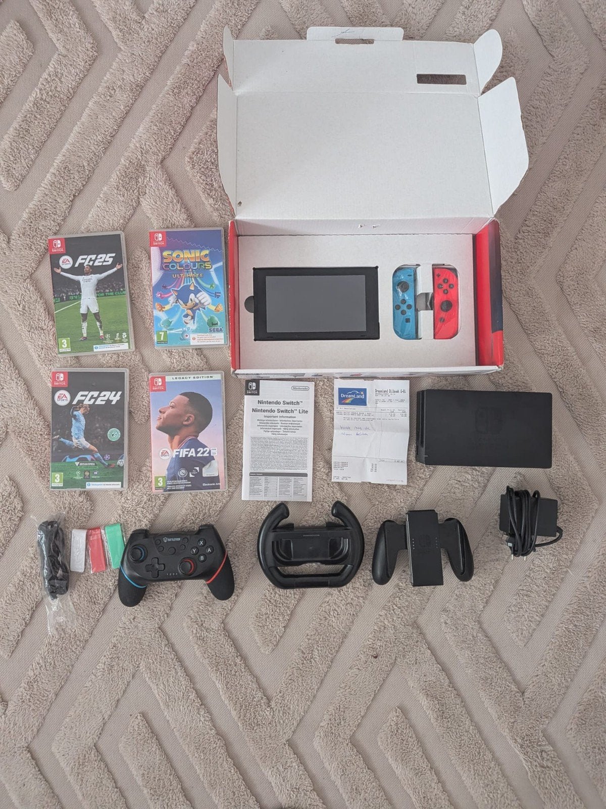 Nintendo switch, Enlèvement ou Envoi, Comme neuf, Autres modèles, Avec jeux