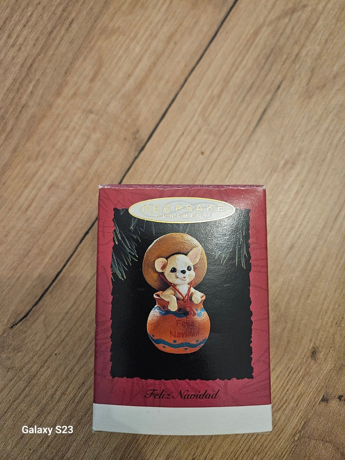 Ornement de Noël Vintage Hallmark Keepsake 1994 - Feliz Navi, Enlèvement, Noël
