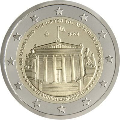 Griekenland 2 Euro cc 2026, Timbres & Monnaies, Monnaies | Europe | Monnaies euro, Envoi, Grèce, 2 euros, Monnaie en vrac