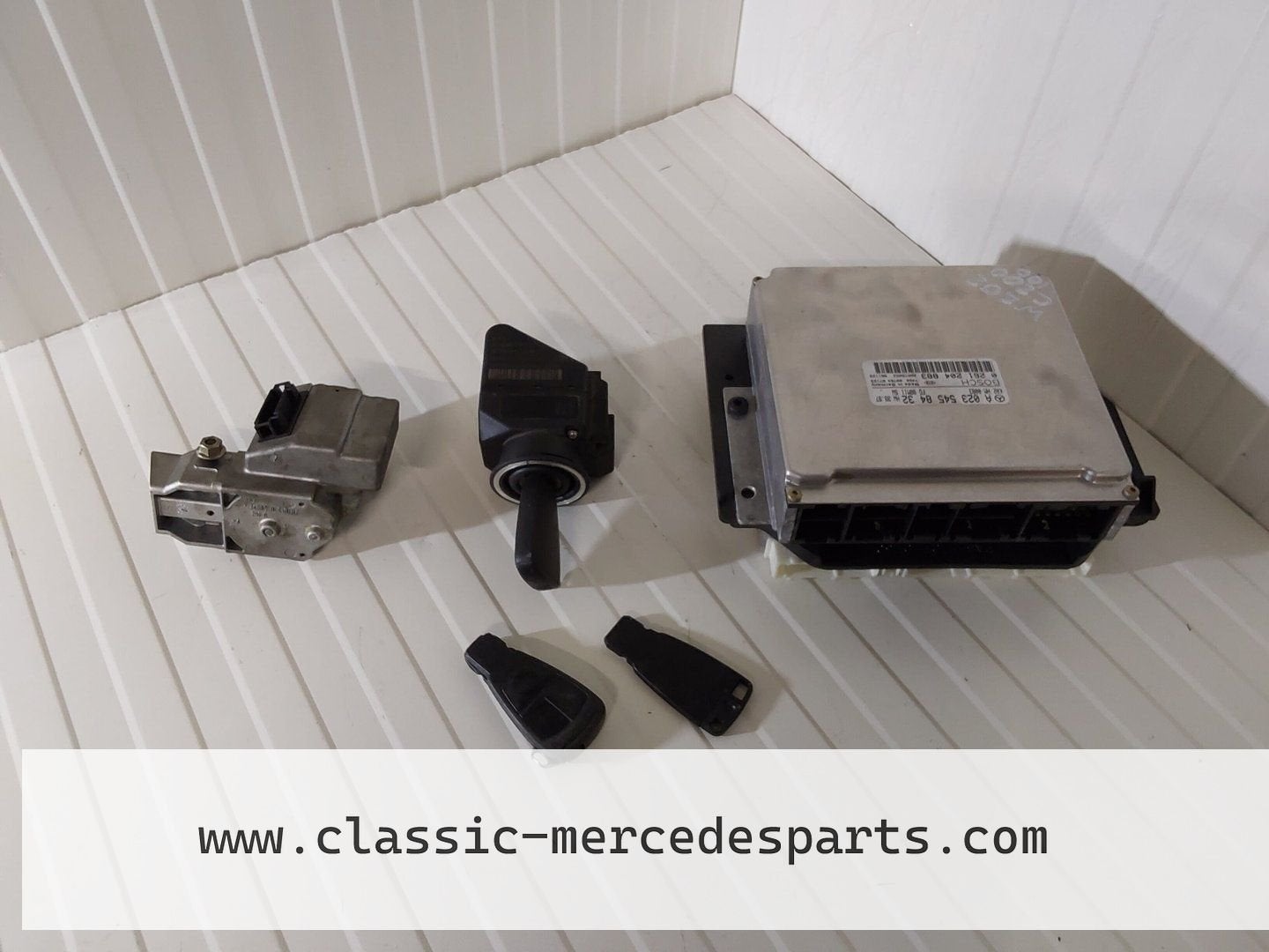 Contactslot set met ECU Mercedes W202 C200, -, Utilisé, -, -