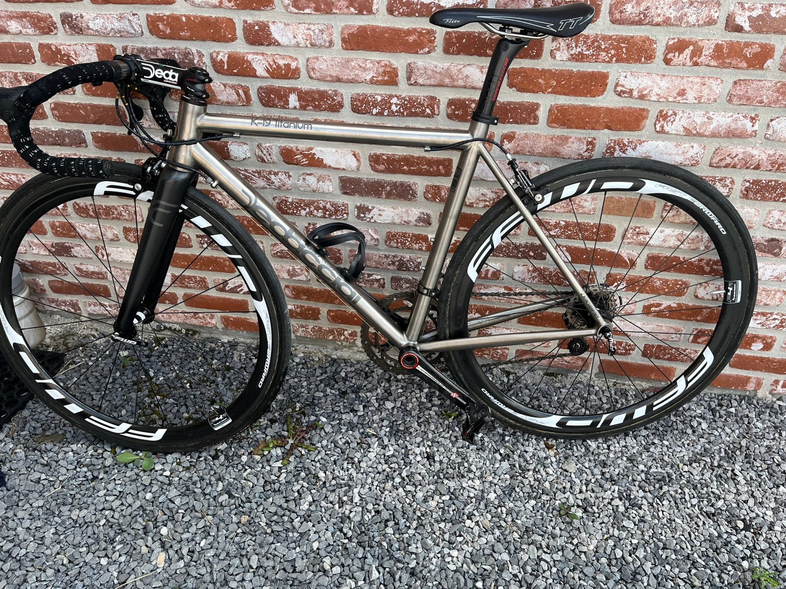 Dedacciai Titanium Campagnolo Record, Ophalen, Zo goed als nieuw, Titanium