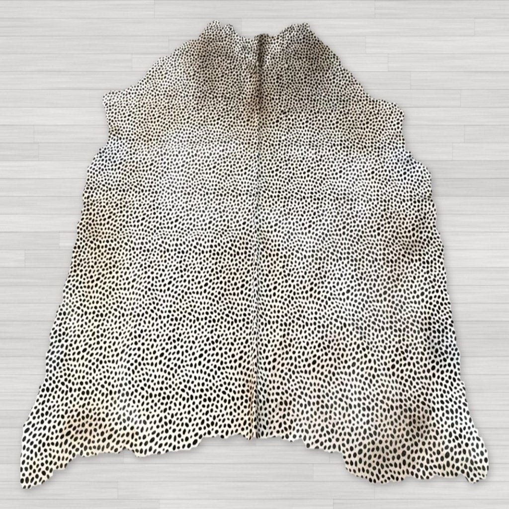Koeienhuid cheetahprint offwhite 200x180cm | Lederstore, Wandkleed, Nieuw, Ophalen of Verzenden, Natuurlijk materiaal
