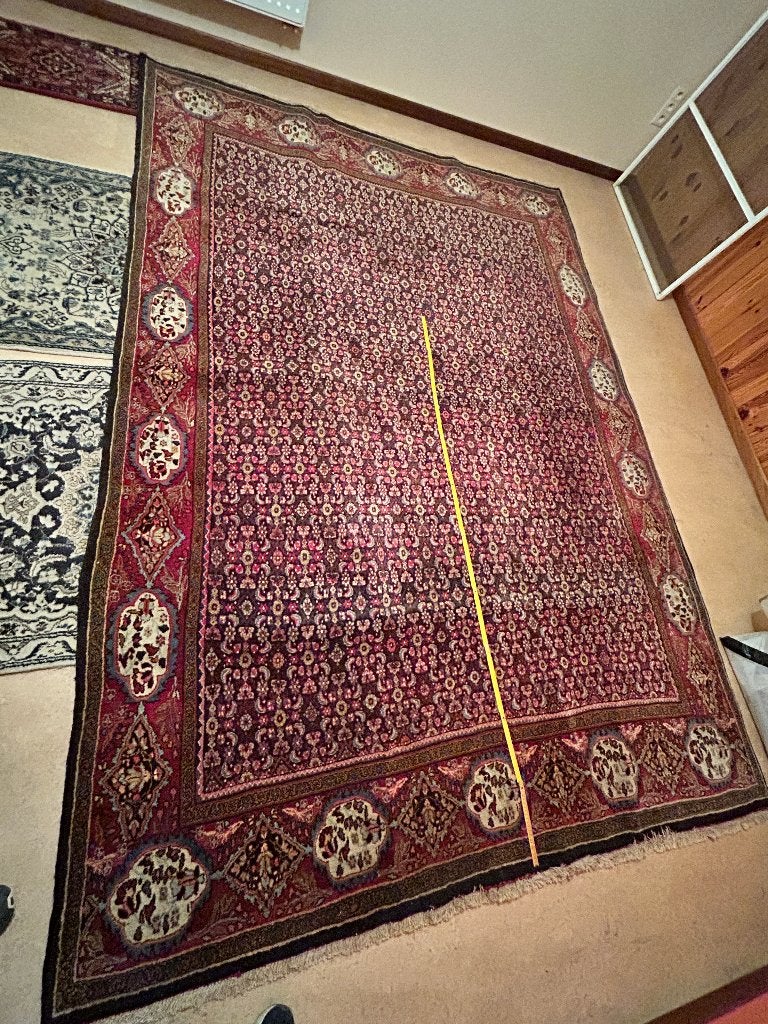 tapis persan, 200 cm ou plus, 200 cm ou plus, Enlèvement, Utilisé