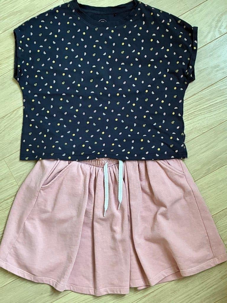 setje: T-shirt met rokje JBC, Kinderen en Baby's, Kinderkleding | Maat 164, Gebruikt, Meisje, Setje, Besties JBC