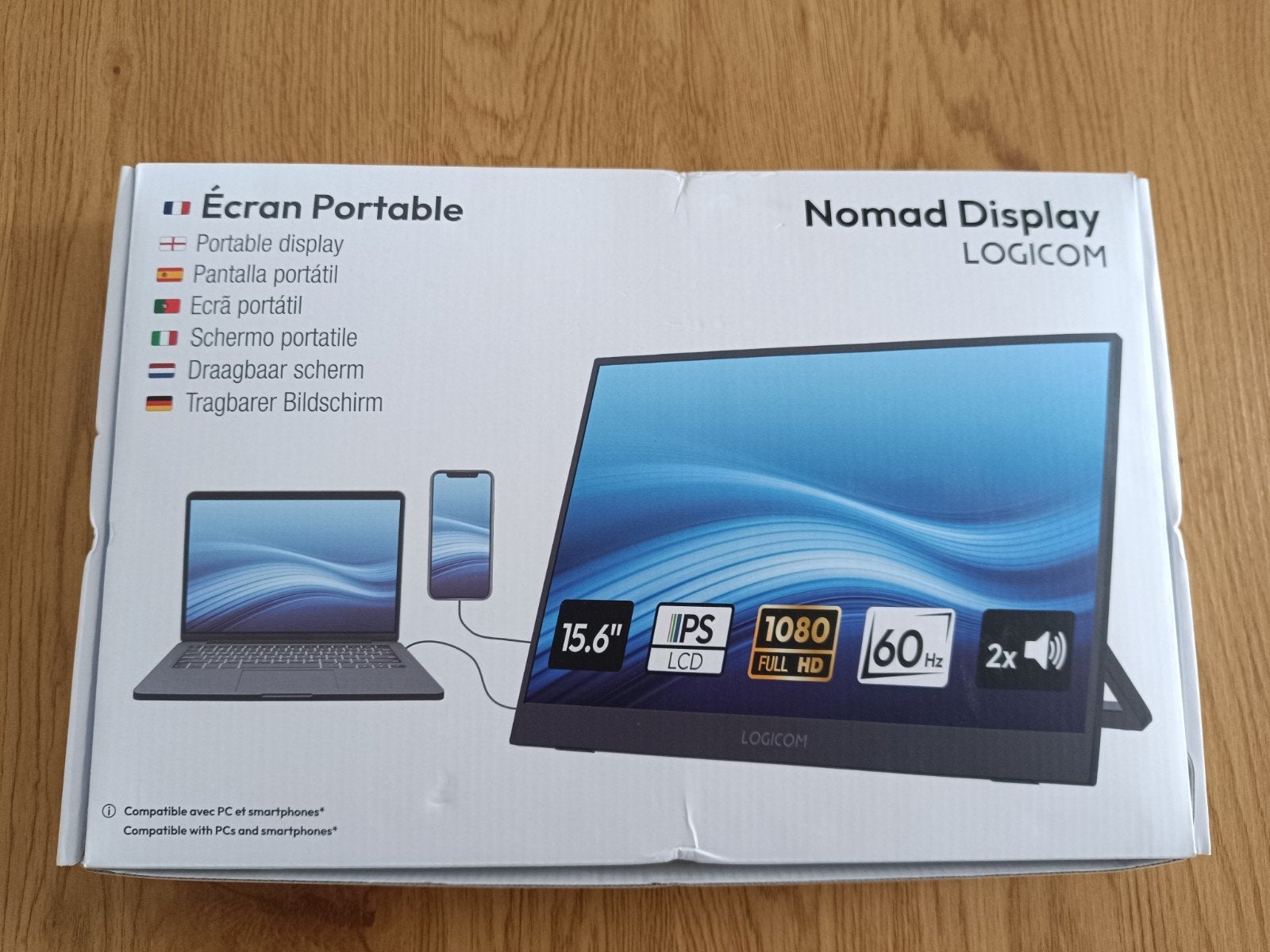 Écran Portable complet Logicom 15,6" garantie 22 mois, HDMI