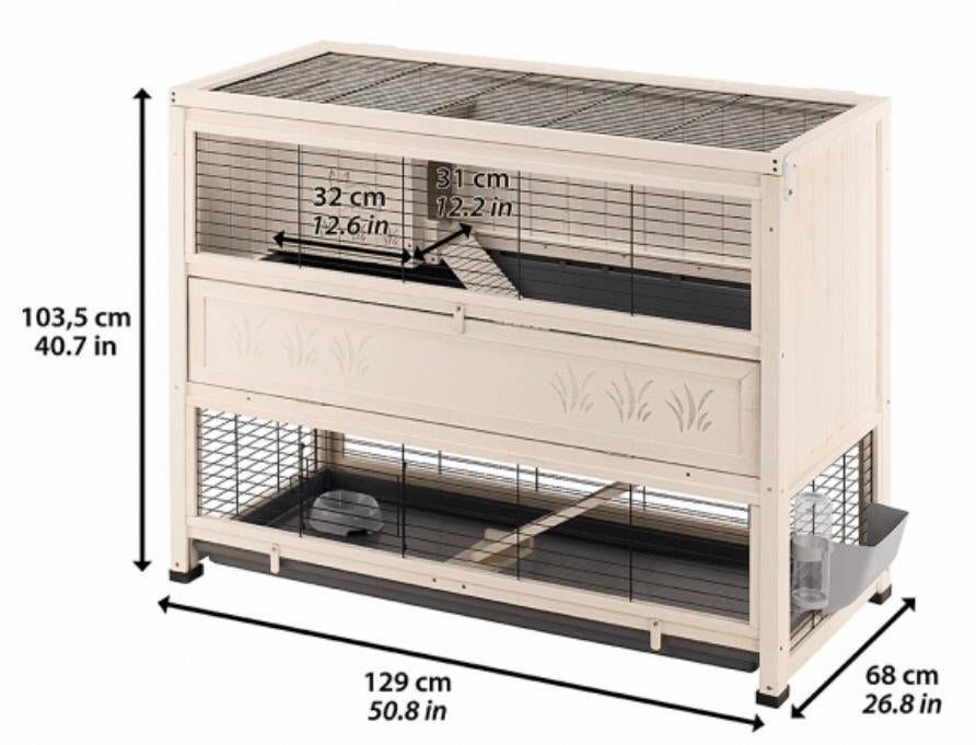 Konijnen / hamster hok, Enlèvement, Comme neuf, Niche, Hamster