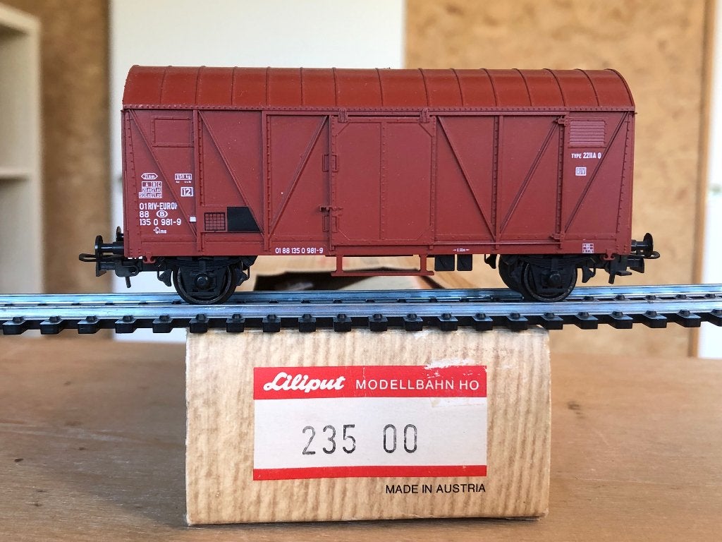 LILIPUT 23492 SNCB WAGON Glms COUVERT HO, Hobby & Loisirs créatifs, Envoi, Utilisé, Wagon, Liliput
