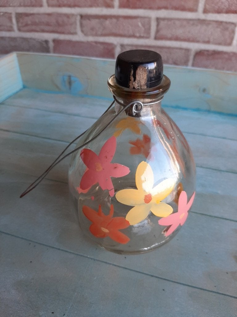 vintage wespenval in glas, Jardin & Terrasse, Pesticides, Enlèvement, Utilisé, Autres types