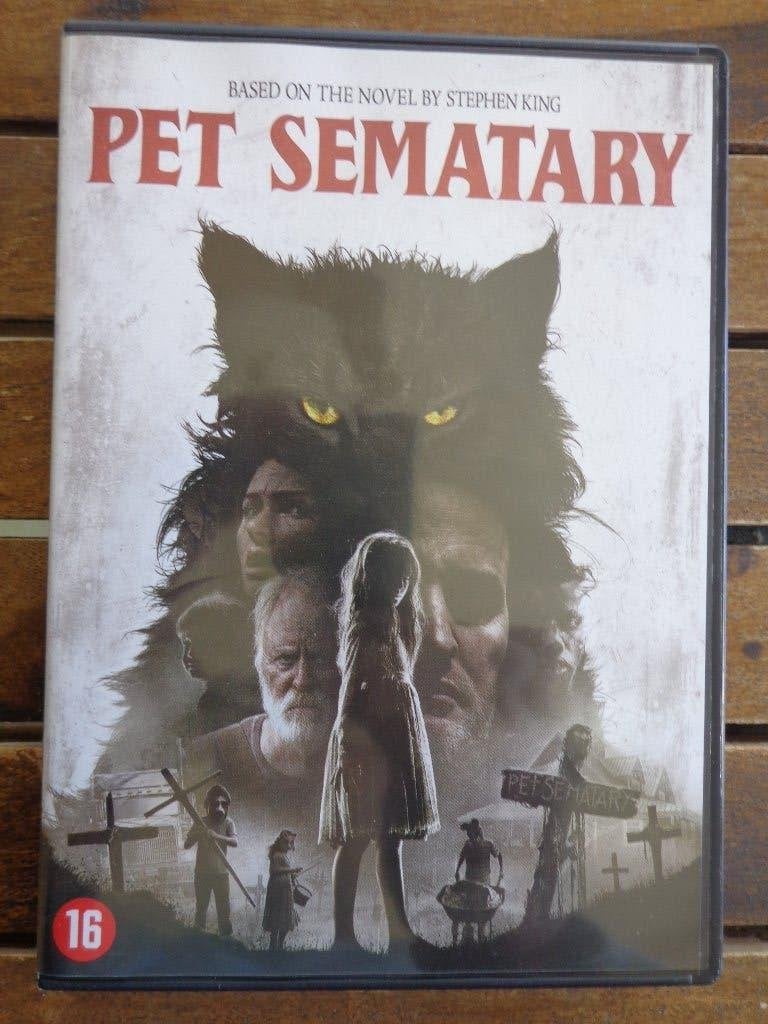 )))  Pet Sematary  //  Stephen King  (((, Cd's en Dvd's, Dvd's | Horror, Ophalen of Verzenden, Zo goed als nieuw, Nederlands, Vanaf 12 jaar