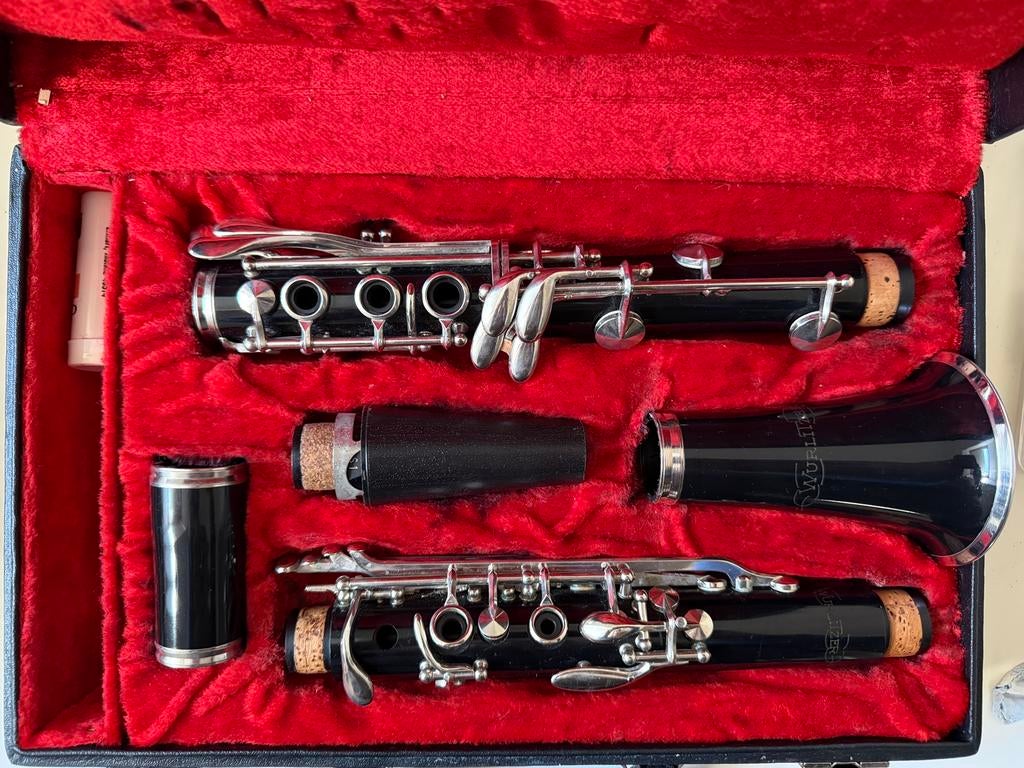 USA Wurlitzer Bes Klarinet van Kunststof, Muziek en Instrumenten, Bes-klarinet, Kunststof, Gebruikt, Ophalen of Verzenden